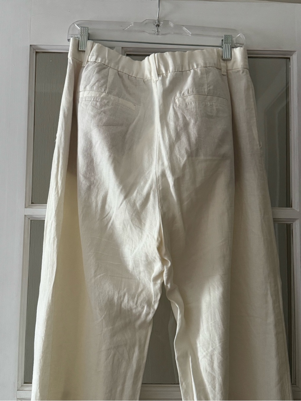 GAP High Rise Linen Trousers - Picture 3 of 4